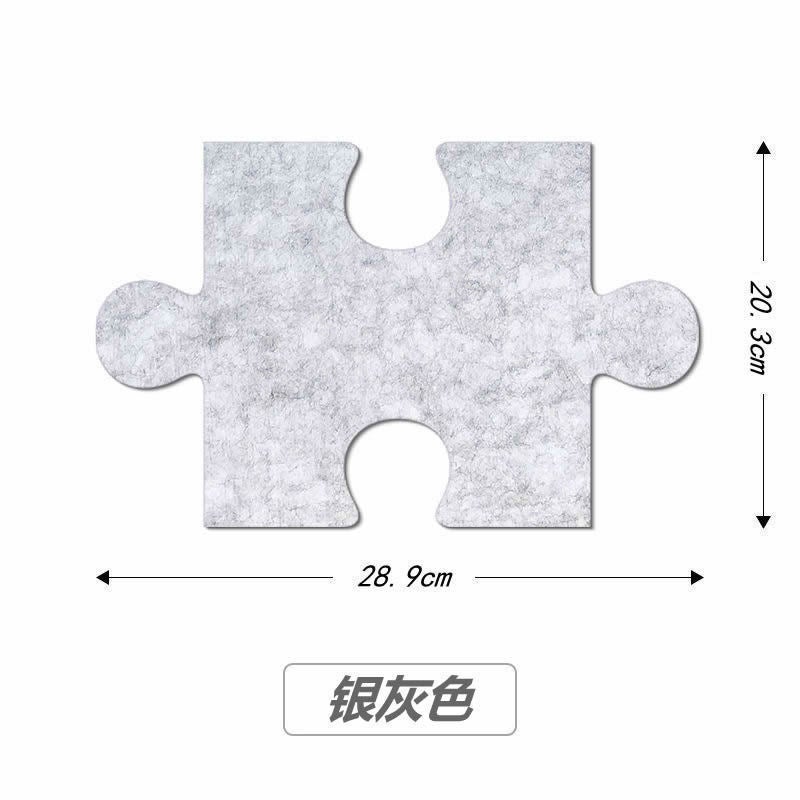 Ins-Style Self-Adhesive Wall Decoration Background Three-Dimensional Puzzle Felt Board Wall Message Board Felt Po Wall - Image 1